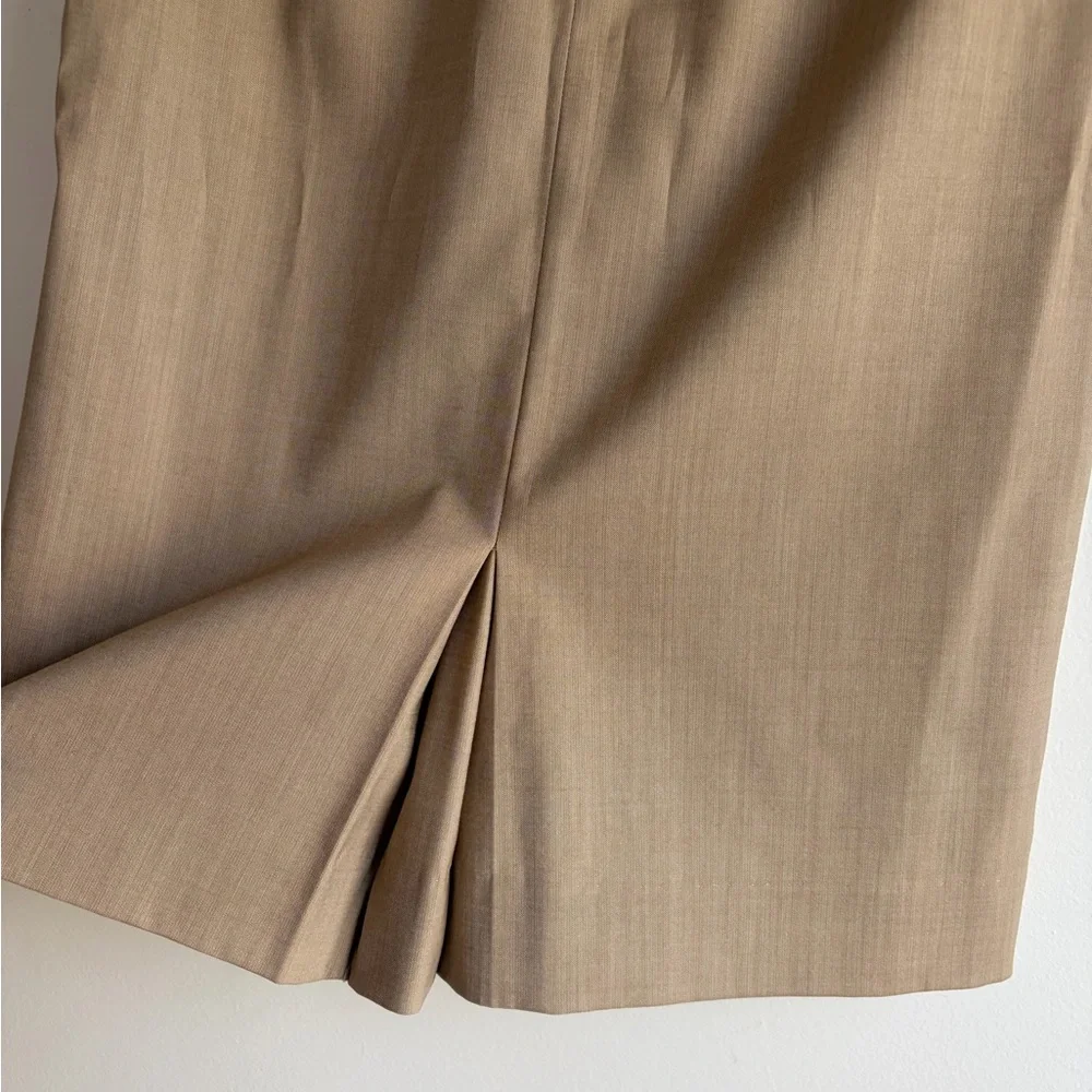 Banana Republic Tan Wool Blend Pencil Skirt Size 0 - Picture 4 of 6